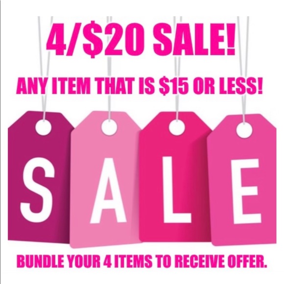 4 for $20. 🛍 SALE 🛍 Bundle 4 items to receive offer. - Picture 1 of 2